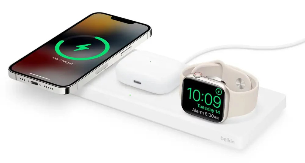 Подставка для беспроводной зарядки Belkin Boost Up Charge Pro — лучшая подставка для Apple Watch «3 в 1»