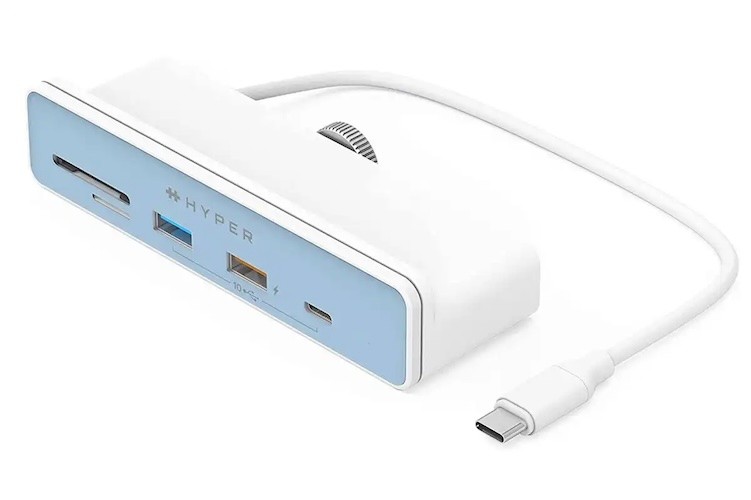 Концентратор USB-C HyperDrive 6-в-1 для iMac 24 дюйма