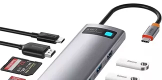 USB-концентратор Baseus 8-в-1