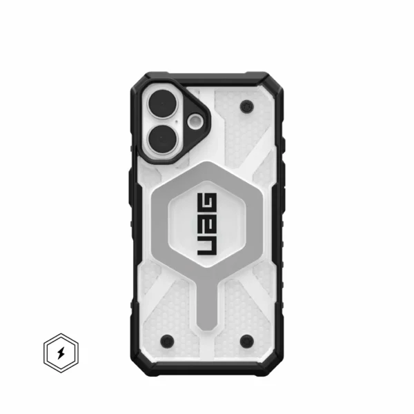 Чехол с поддержкой MAGSAFE Uag Pathfinder Clear для iPhone 16 6.1"