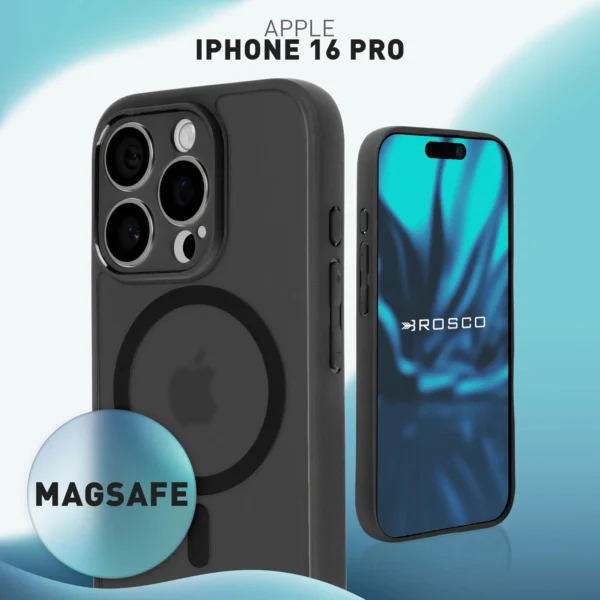 Премиум пластиковый чехол с Magsafe на Apple iPhone 16 Pro