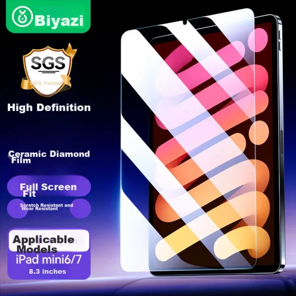 Защитное стекло BIAZE для iPad mini 7 / mini 6 (8.3", 2024/2021)