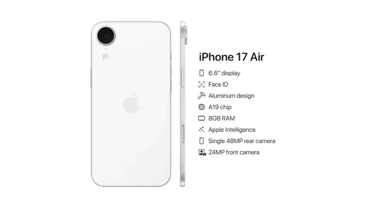 iPhone 17 Air: другие предполагаемые характеристики