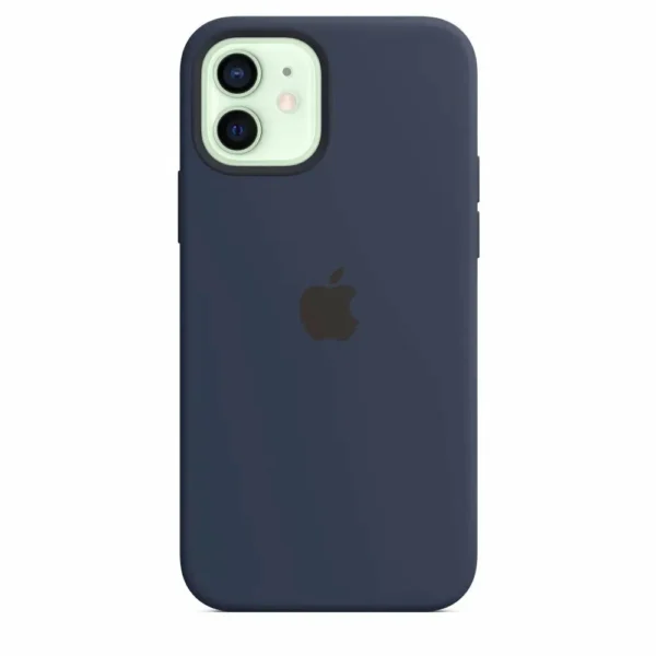 Чехол силиконовый MagSafe для iPhone 12 Mini Deep Navy с анимацией NFC