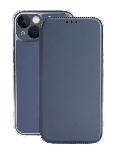 Чехол-книжка на на IPhone 13 с противоударным бампером