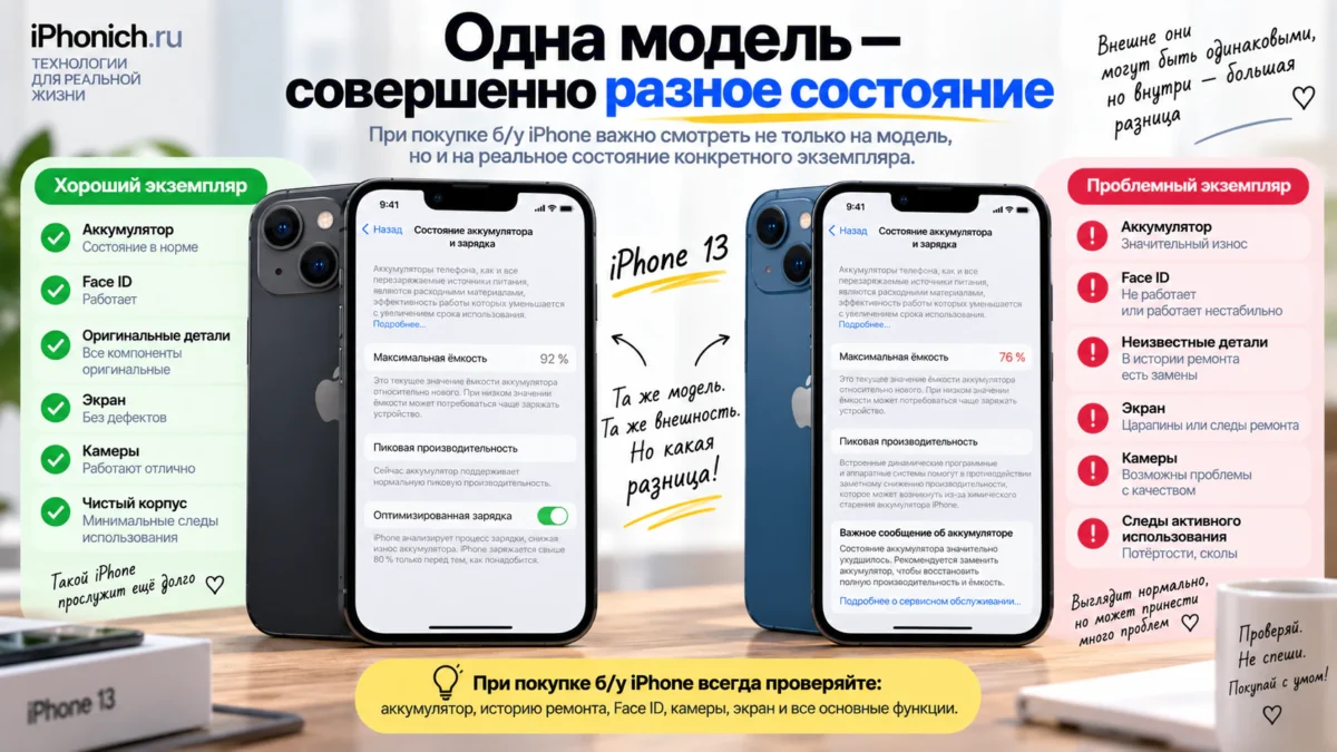 Стоит ли покупать старый iPhone в 2026 году: какие модели ещё актуальны 5 Батарея важнее возраста