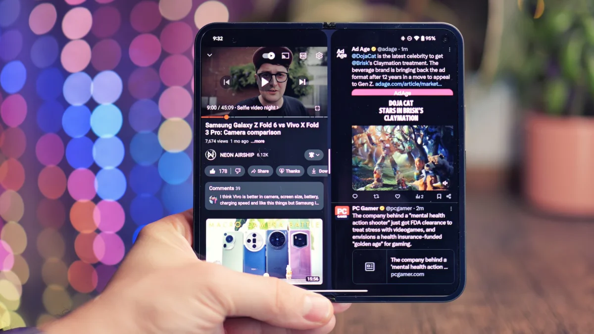 Складной iPhone может иметь размеры, схожие с Pixel 9 Pro Fold.