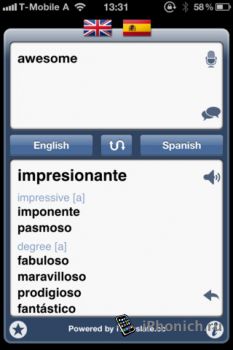 iTranslate Plus на iPhone