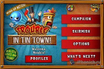 Trouble in Tin Town для iPhone