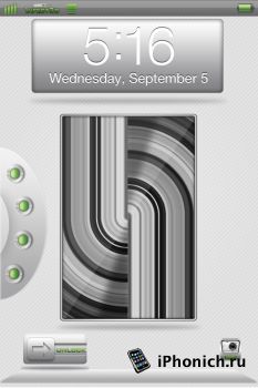 1nfect3d Touch Lockscreen - тема для iPhone 4