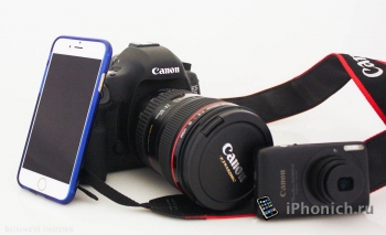 iPhone 6 vs Canon 5D Mark II и Canon PowerShot SD1400-IS