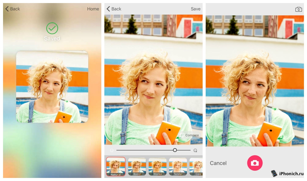 Microsoft Selfie - приложение для селфи